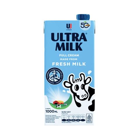 Promo Ultra Milk Full Cream Susu Uht 1000 Ml Diskon 11 Di Seller