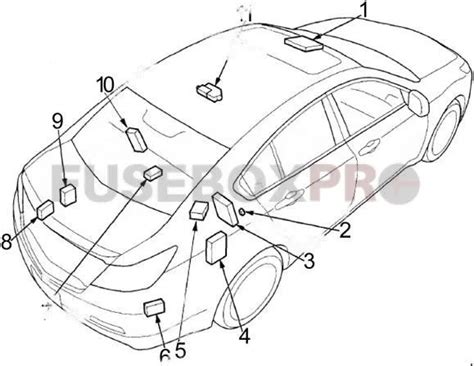 Acura Tl Fuse Box And Relay Diagrams 2009 2014