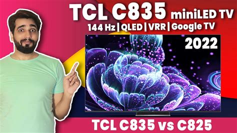 TCL C835 MiniLED TV 2022 TCL MiniLED QLED TV 2022 144 Hz Refreshing