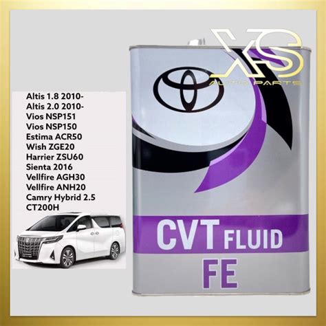 Toyota Atf Cvt Fe L Automatic Transmission Fluid Shopee Malaysia