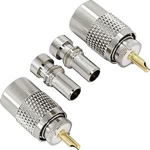 Pl Coax Connectors Pack Pl Uhf Male Solder Connector Plug