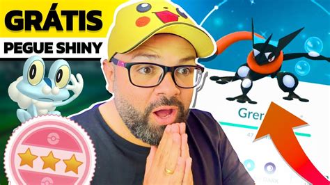 SÓ Hoje Aprenda Como Pegar Greninja Shiny Grátis No Pokémon Go