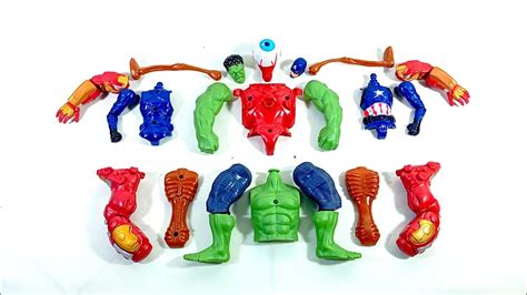 Assemble Toys Hulk Buster Vs Captain America Vs Hulk Smash Vs Siren