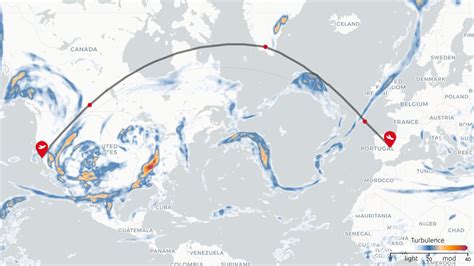 Turbulence Map USA