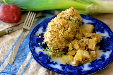 Chicken, Potato and Leek Gratin - Teeny Tiny Kitchen