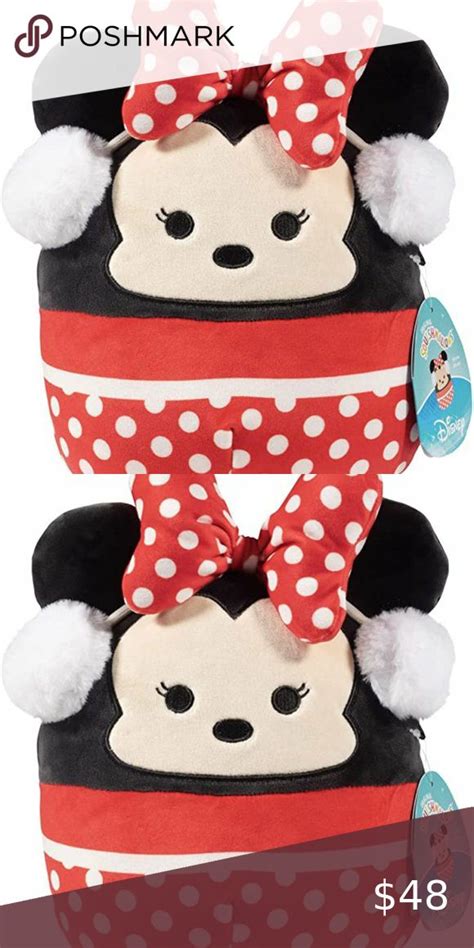 Squishmallow 8 Disney Minnie Mouse Official Kellytoy Cute And Soft Winter P