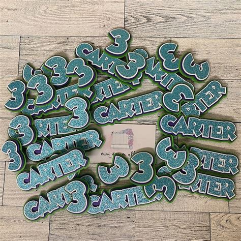 Name Cardstock Cutouts Etsy