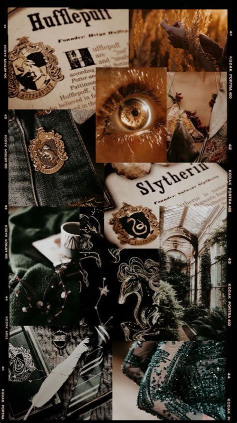 Slytherpuff Aesthetic Wallpaper For Those Who Are Inbetween The Loyal