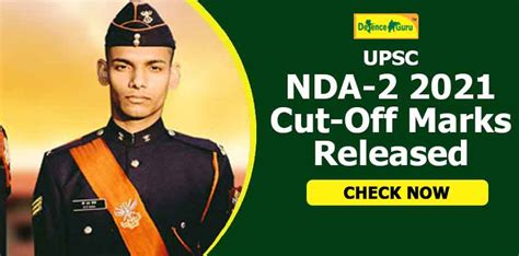 UPSC NDA 2 2021 Official Cut Off Marks Released Check Now