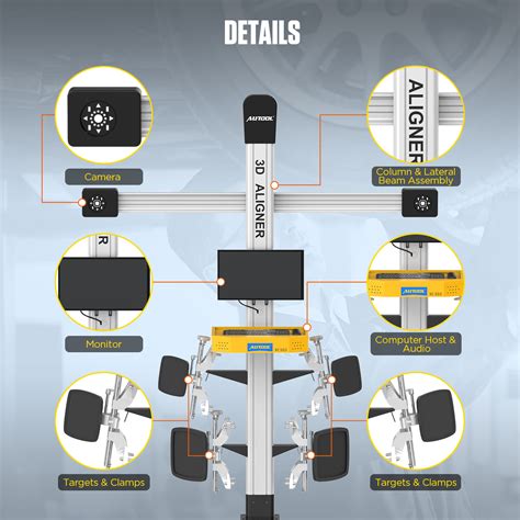 Autool Xc Export Mode Car D Wheel Alignment Machine Equipment Wheel