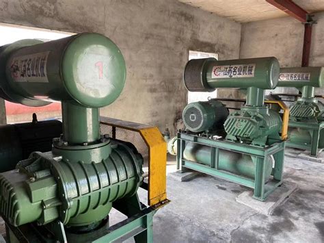 Positive Displacement Cast Iron Three Lobe Roots Blower Waste Water