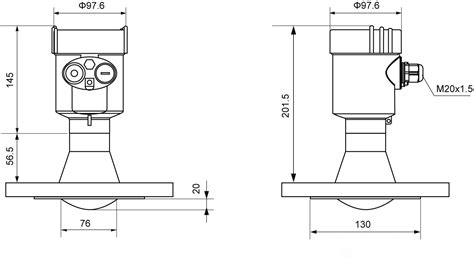 120GHZ FMCW Radar Level Meter UVRL 41 ULEVEL China Manufacturer