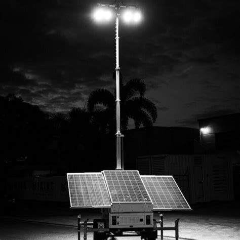 LED Mobile Lighting Towers Traffic Light Hire Australia