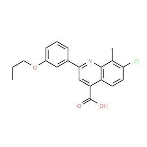 7 Chloro 8 Methyl 2 3 Propoxyphenyl Quinoline 4 Carboxylic Acid SCBT