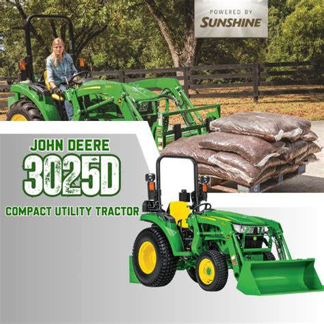 3025d 25 Hp John Deere Tractor Package Special New Tractor Packages Sunshine Quality Solutions