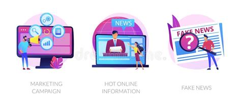 Noticiario Información Difusión Concepto Del Vector Del Periodismo