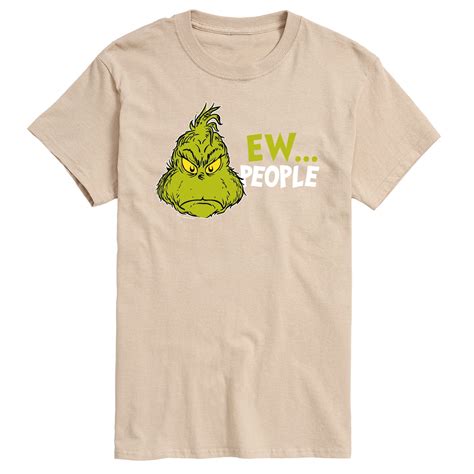 Dr Seuss The Grinch Christmas Ew People Mens Short Sleeve