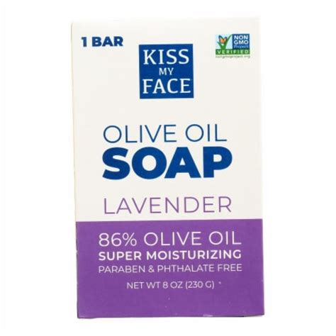 Kiss My Face Olive And Lavender Bar Soap 8 Oz 1 Pack8 Ounce Food 4 Less