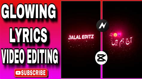 How To Make Glowing Text In Capcut And Node Video App Glowing Lyrics