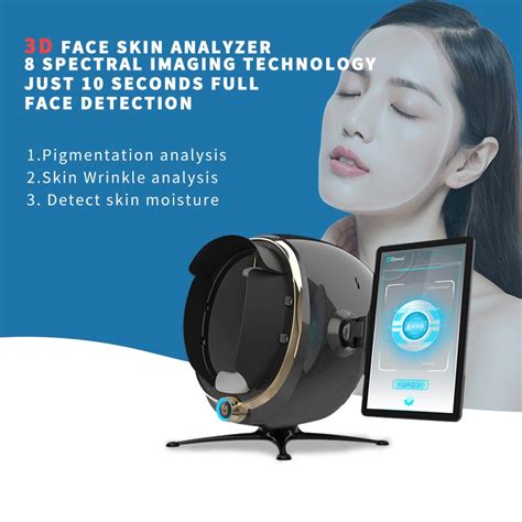 Portable 3D Ai Face Skin Analyzer Facial Tester Scanner Magic Face