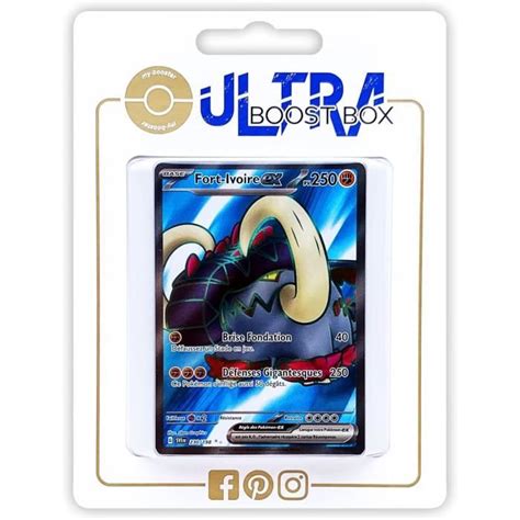 Coffret de 10 cartes Pokémon Françaises Fort Ivoire ex 230 198 Full Art