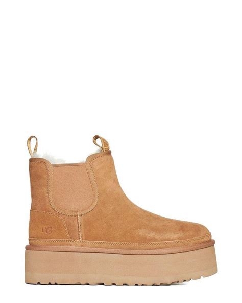 Ugg Neumel Platform Chelsea Boots In Brown Lyst