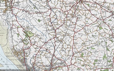 Historic Ordnance Survey Map of Maghull, 1923