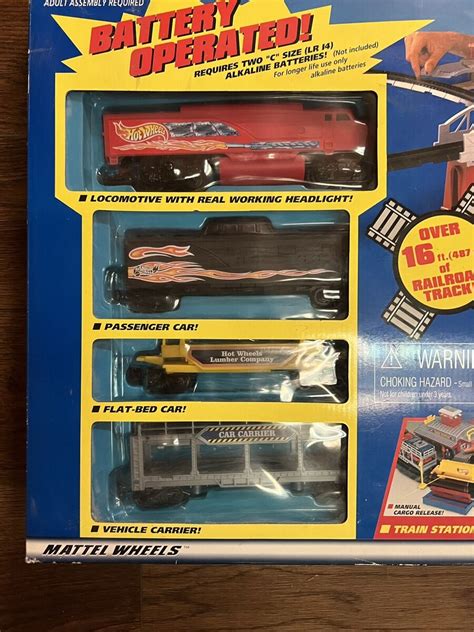 Vintage Hot Wheels Train Set