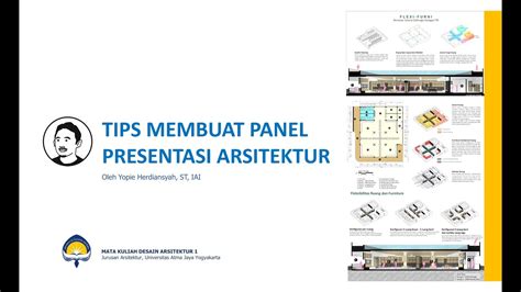 Kuliah Arsitektur Menyusun Poster Presentasi Arsitektur Youtube