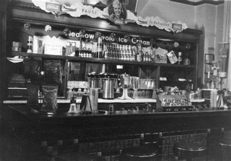 Meyers Pharmacy Soda Fountain Photograph Wisconsin Historical Society