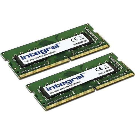 Integral 32GO Kit 2x16GO DDR4 RAM 3200MHz SODIMM Memoire Pour