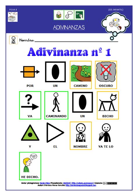 Adivinanzas Con Pictogramas Arasaac Materiales Caa Kulturaupice