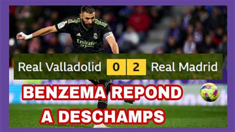 BENZEMA REPOND A DESCHAMPS YouTube