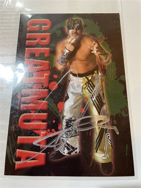 Great Muta Autographed Card Keiji Muto New Japan Noah NOAH Pro