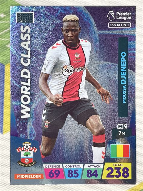 464 Moussa Djenepo Southampton World Class Panini Premier League