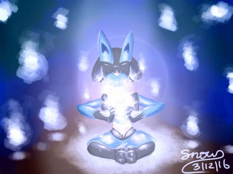 Lucario Aura Sphere By Snow2100 On Deviantart