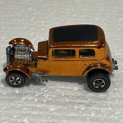 Vintage Hot Wheels Redline 1969 ELECTRIC Orange Classic 32 Ford Vicky