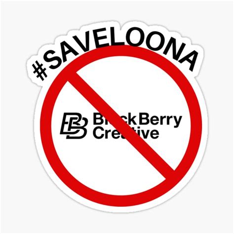 Saveloona Blockberry Creative Hater Sticker For Sale By