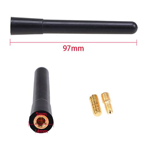 Black Bee Sting Aerial Car Mast Antenna Ariel Arial Mini Radio Stubby