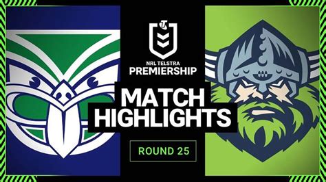 Video New Zealand Warriors V Canberra Raiders Match Highlights