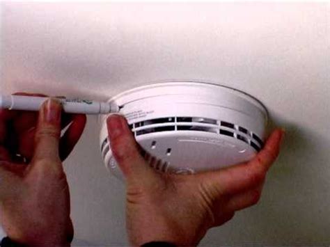 Replace Battery In Ei141 Smoke Alarm YouTube