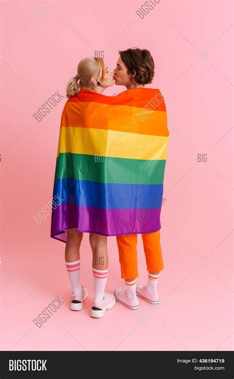 Excited Lesbian Couple Image Photo Free Trial Bigstock