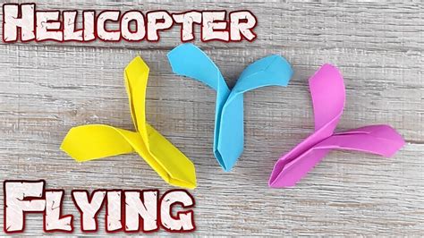 Origami Paper Helicopter How To Make Flying Paper Helicopter Diy Up