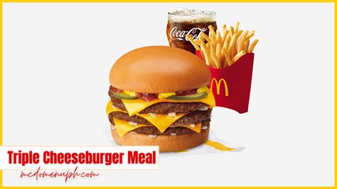 McDo Triple Cheeseburger Meal Price in Philippines