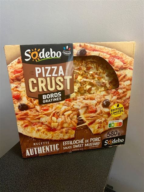 Pizza Crust Sodebo Frigoandco Actualit S Culinaires Et