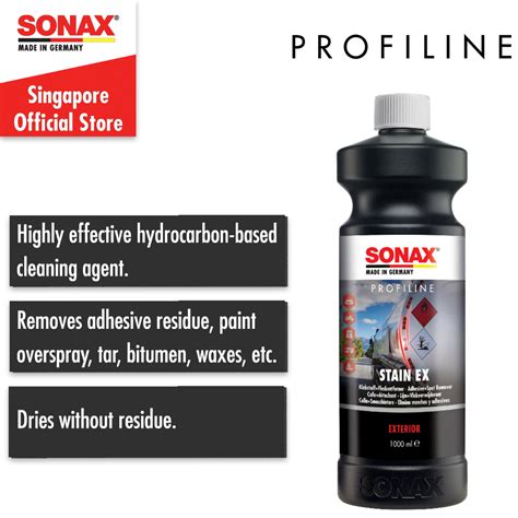 Sonax Profiline Stain EX Solvent Cleaner 1L Shopee Singapore