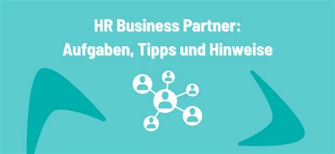 Hr Business Partner Aufgaben Tipps Und Hinweise