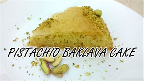 Pistachio Baklava Cake The Cooking Library Youtube