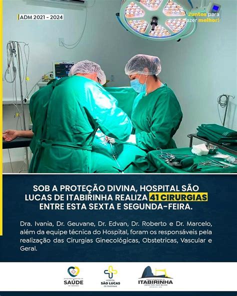 Hospital São Lucas realiza 41 cirurgias no fim de semana médico