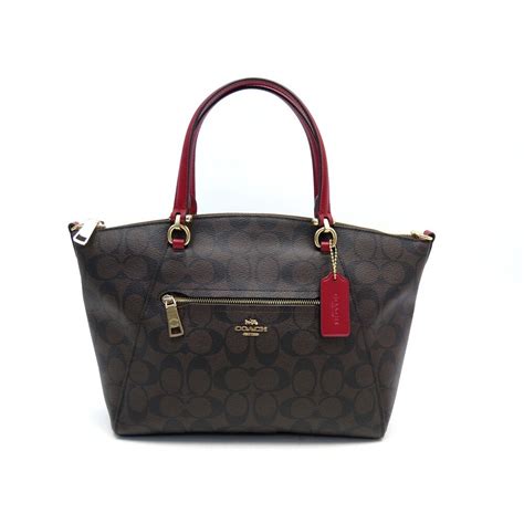 Sac A Main Coach Sacoche Prairie 79998 En Toile